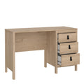 Barcelona Desk 3 Drawers in Jackson Hickory Oak - image 5