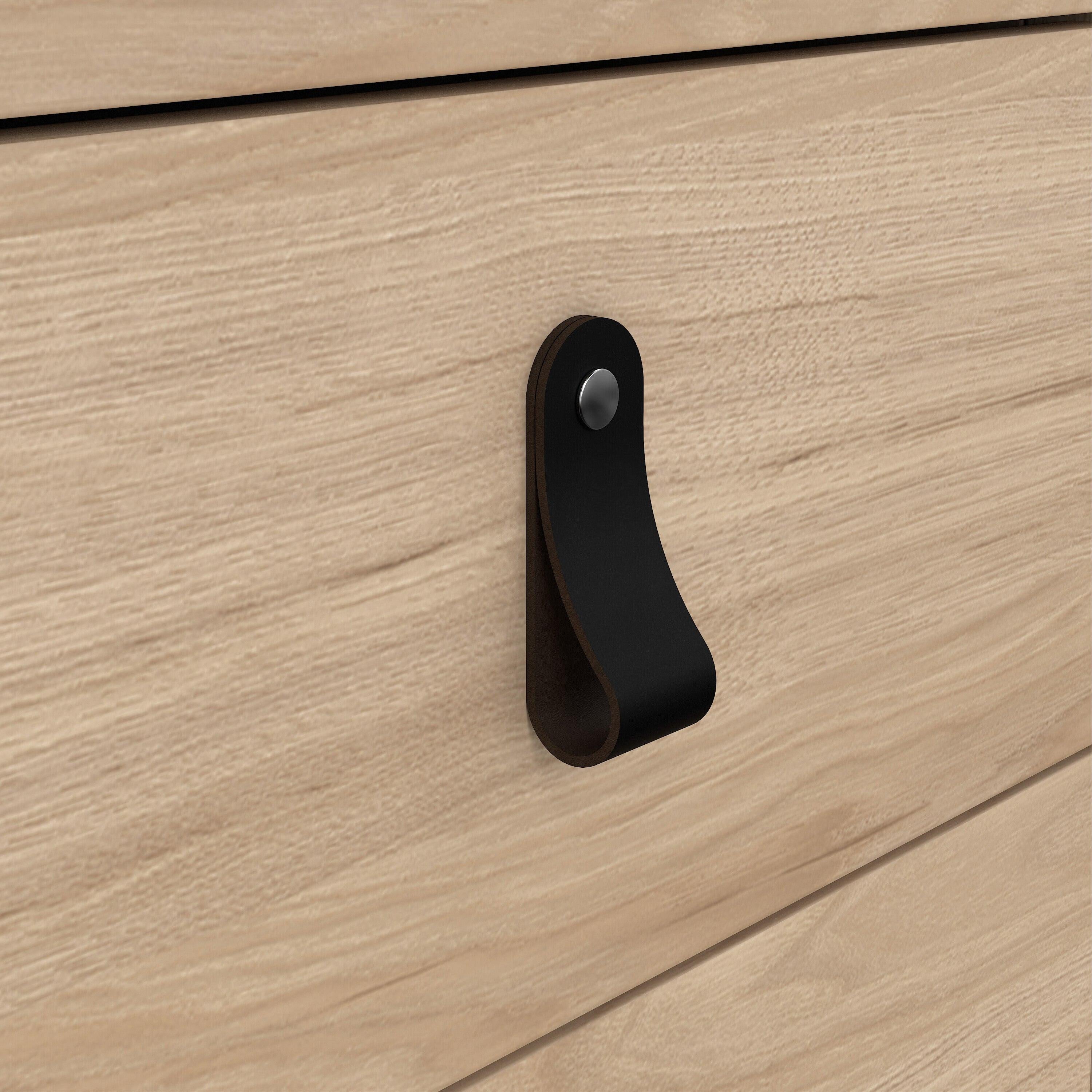 Barcelona Desk 3 Drawers in Jackson Hickory Oak - image 8