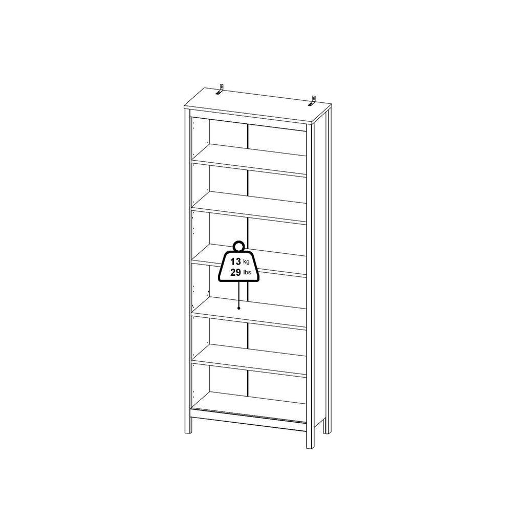 Barcelona Bookcase in White - image 11