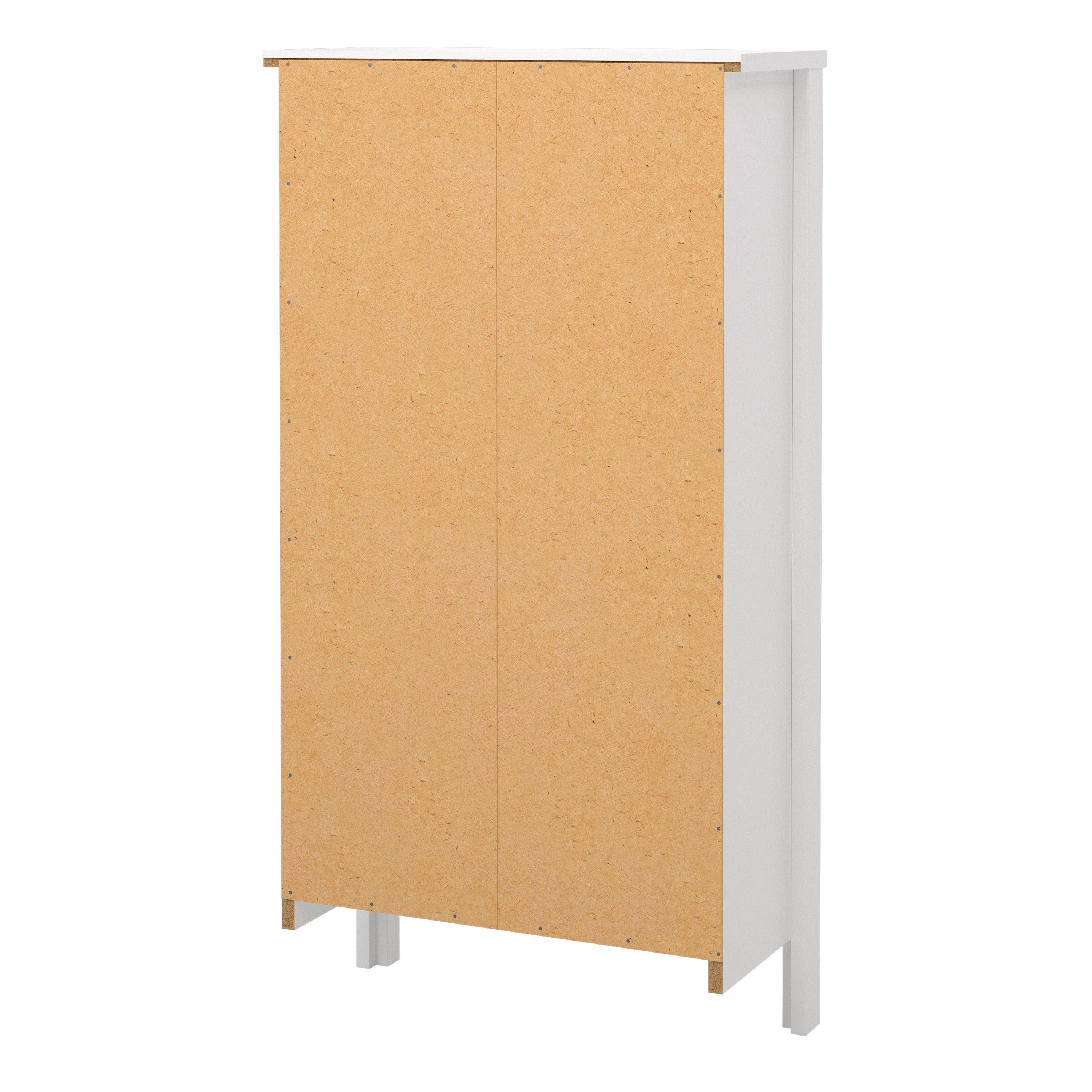 Barcelona Shoe Cabinet 2 Flip Down Doors in White - image 4