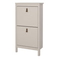 Barcelona Shoe Cabinet 2 Flip Down Doors in Cashmere - image 4