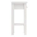 Barcelona Bedside Table with 1 Drawer in White - image 4