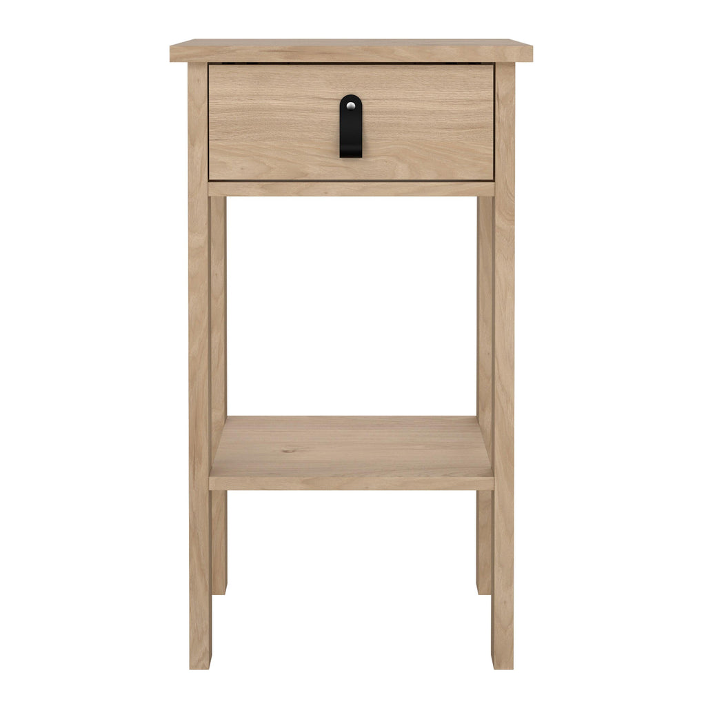 Barcelona Bedside Table with 1 Drawers in Jackson Hickory Oak - image 2