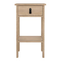 Barcelona Bedside Table with 1 Drawers in Jackson Hickory Oak - image 2