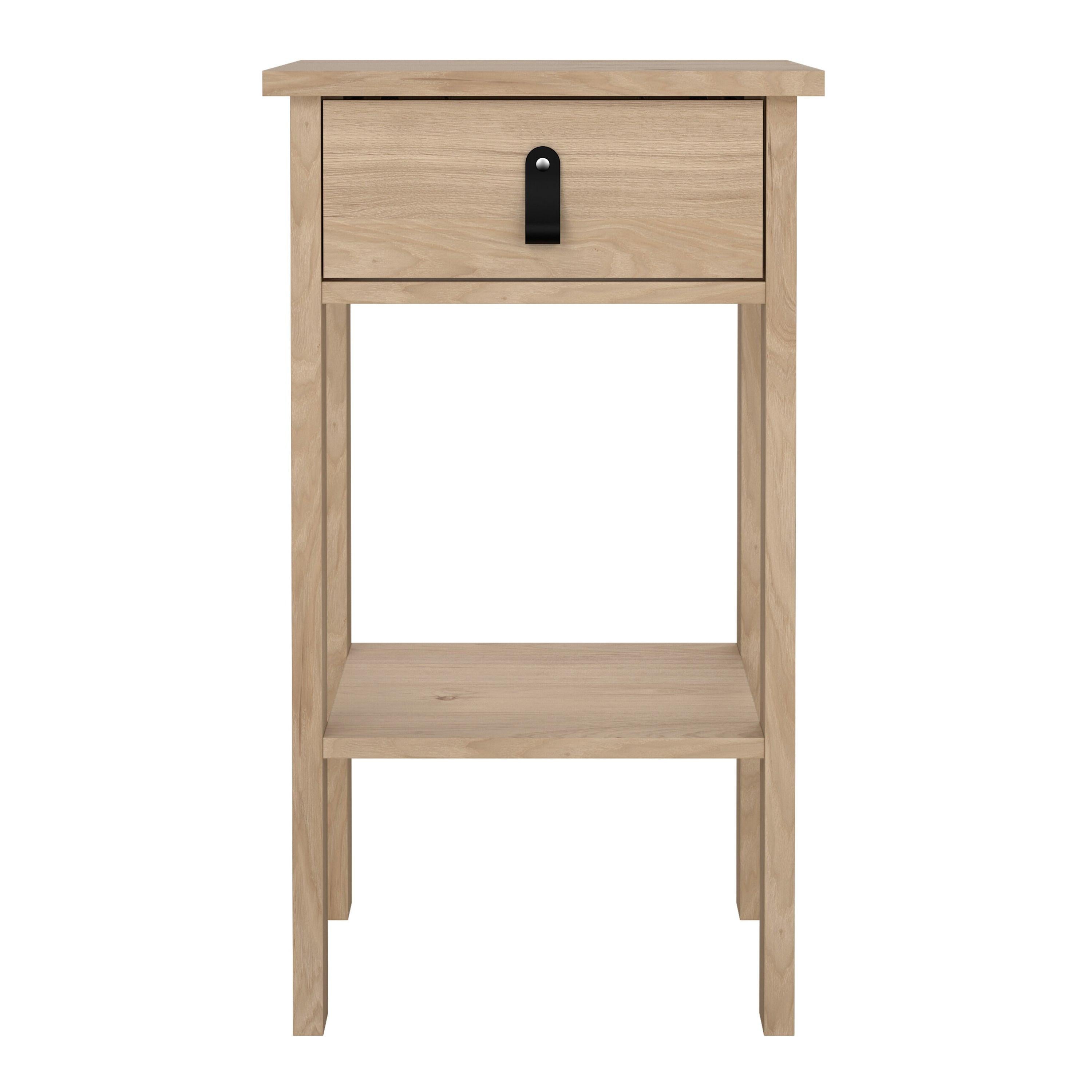 Barcelona Bedside Table with 1 Drawers in Jackson Hickory Oak - image 2