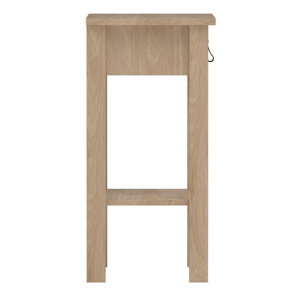 Barcelona Bedside Table with 1 Drawers in Jackson Hickory Oak - image 4