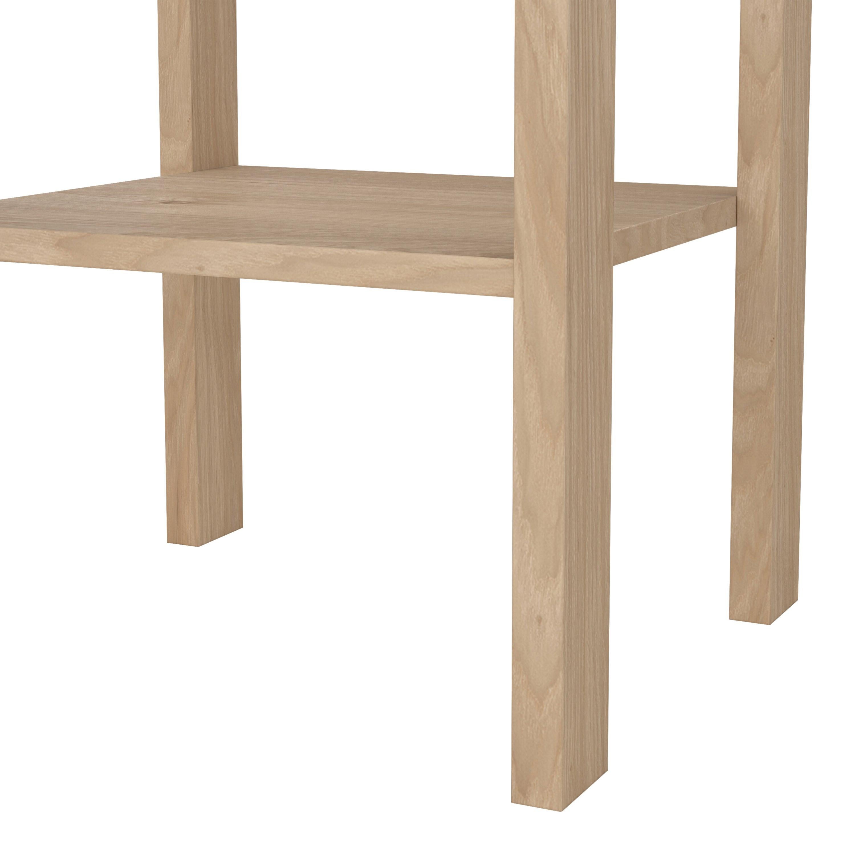 Barcelona Bedside Table with 1 Drawers in Jackson Hickory Oak - image 9