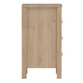 Barcelona Bedside Table 3 Drawers in Jackson Hickory Oak - image 4