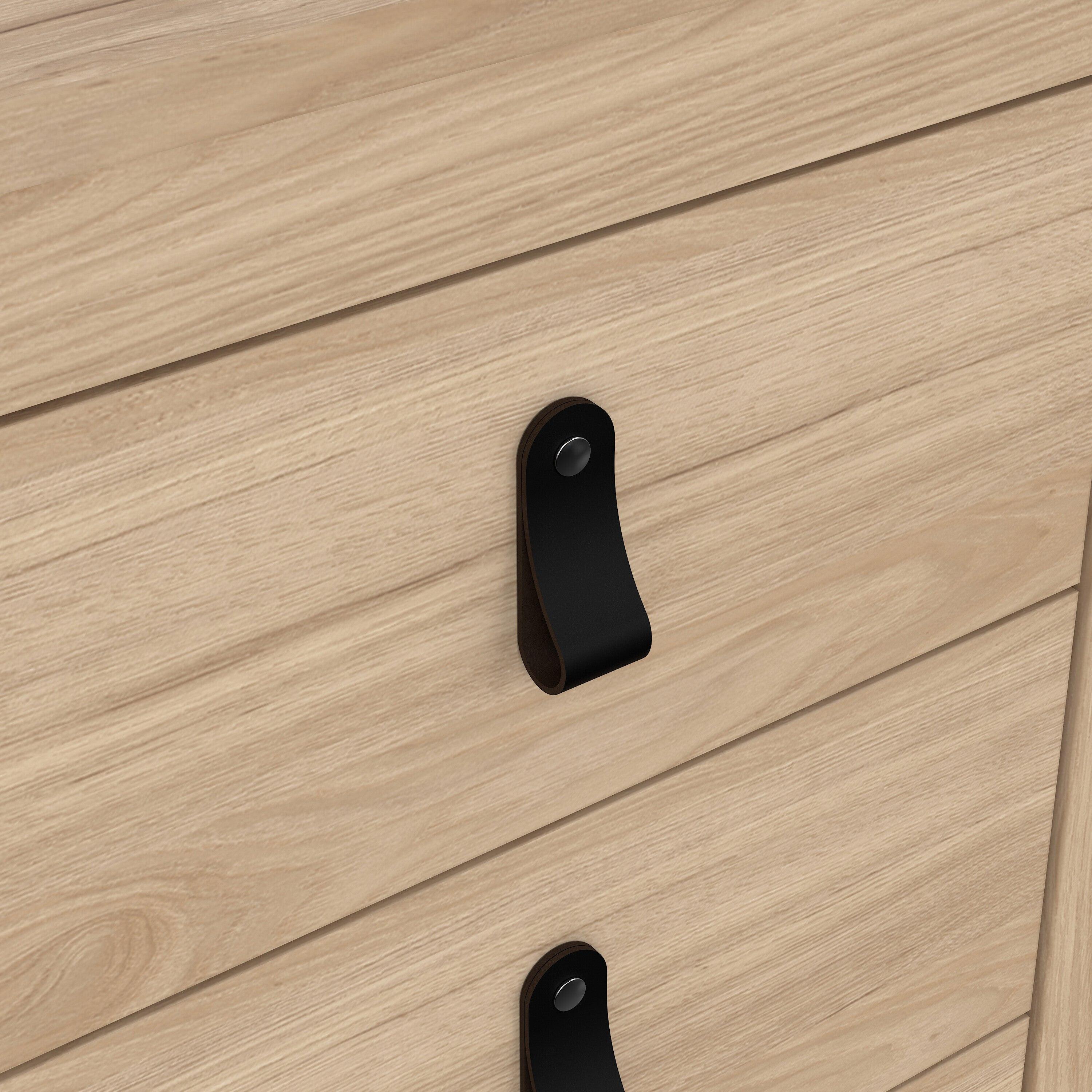 Barcelona Bedside Table 3 Drawers in Jackson Hickory Oak - image 8