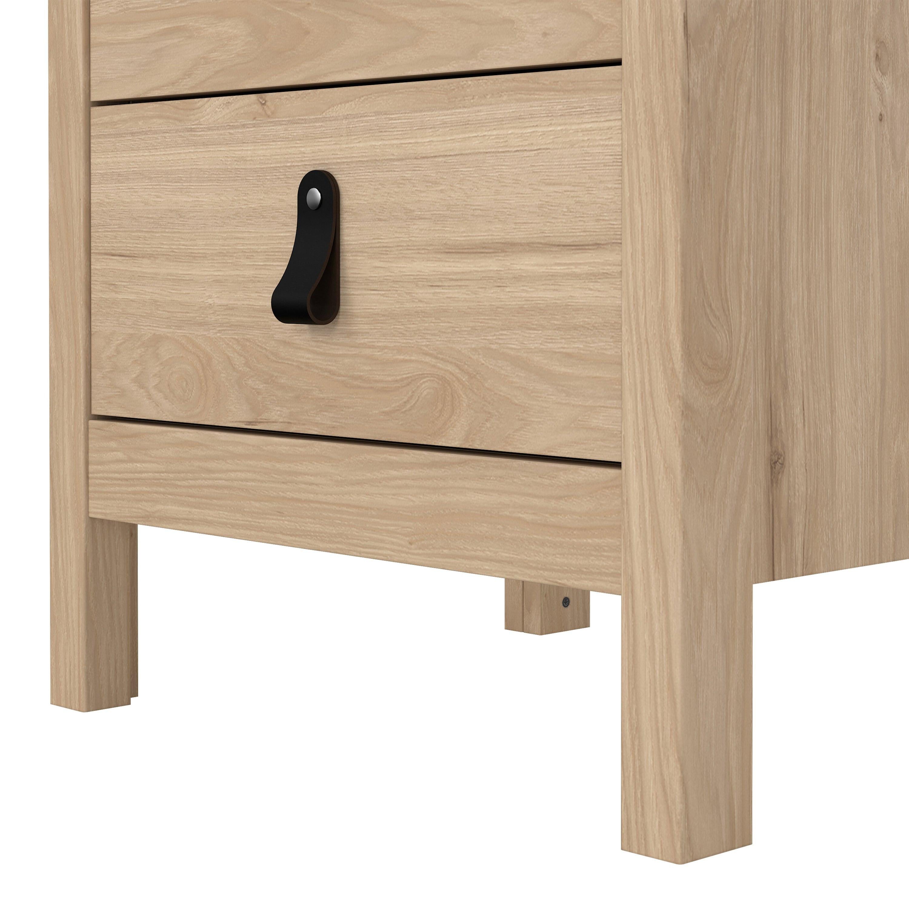 Barcelona Bedside Table 3 Drawers in Jackson Hickory Oak - image 9