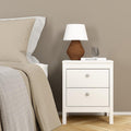 Madrid Package - Bedside Table 2 Drawers + Chest 5 Drawers + Wardrobe with 2 Doors in White - image 4