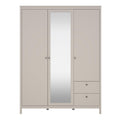 Madrid Wardrobe with 2 Doors + 1 Mirror Door + 2 Drawers in Cashmere - image 2