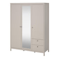 Madrid Wardrobe with 2 Doors + 1 Mirror Door + 2 Drawers in Cashmere - image 3