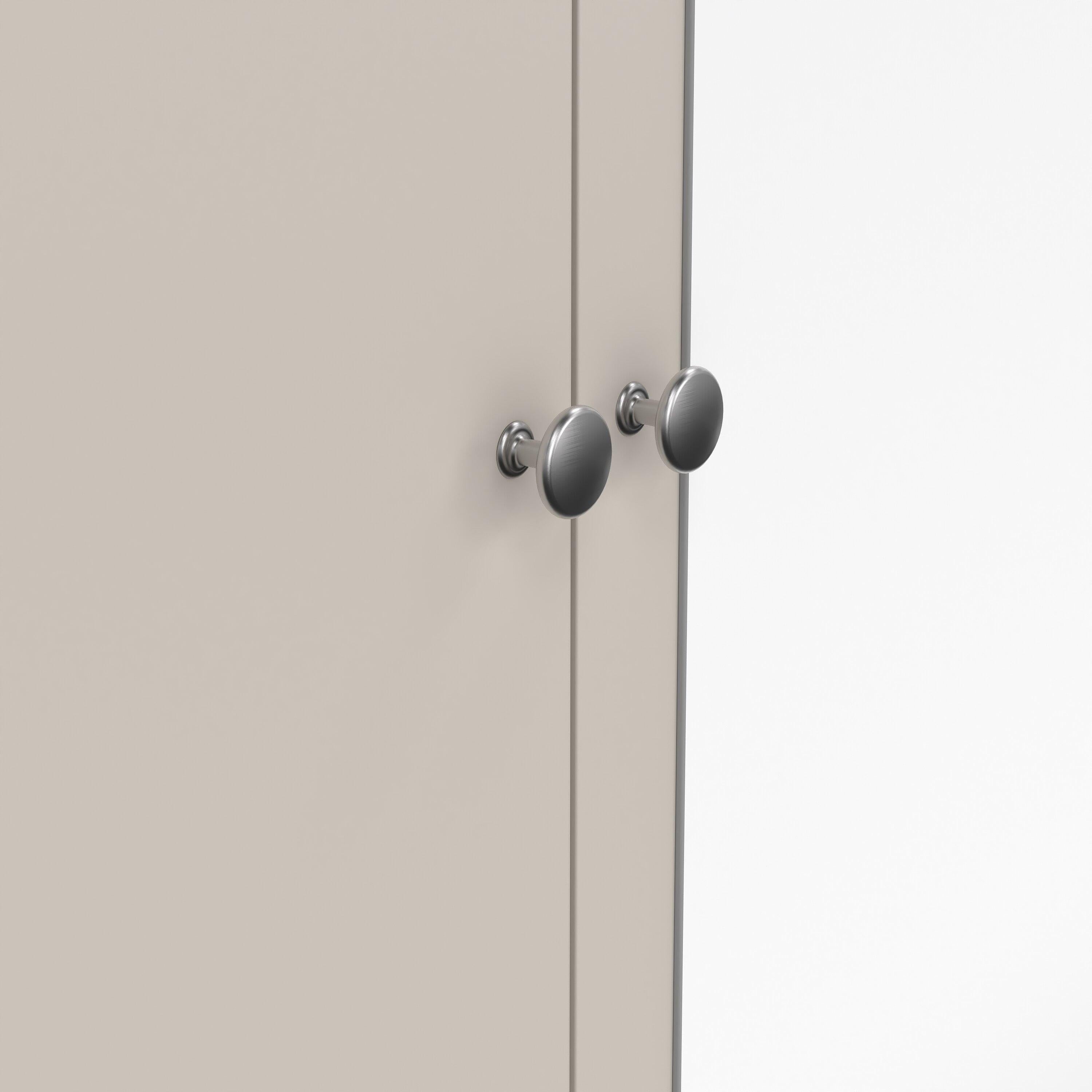 Madrid Wardrobe with 2 Doors + 1 Mirror Door + 2 Drawers in Cashmere - image 8