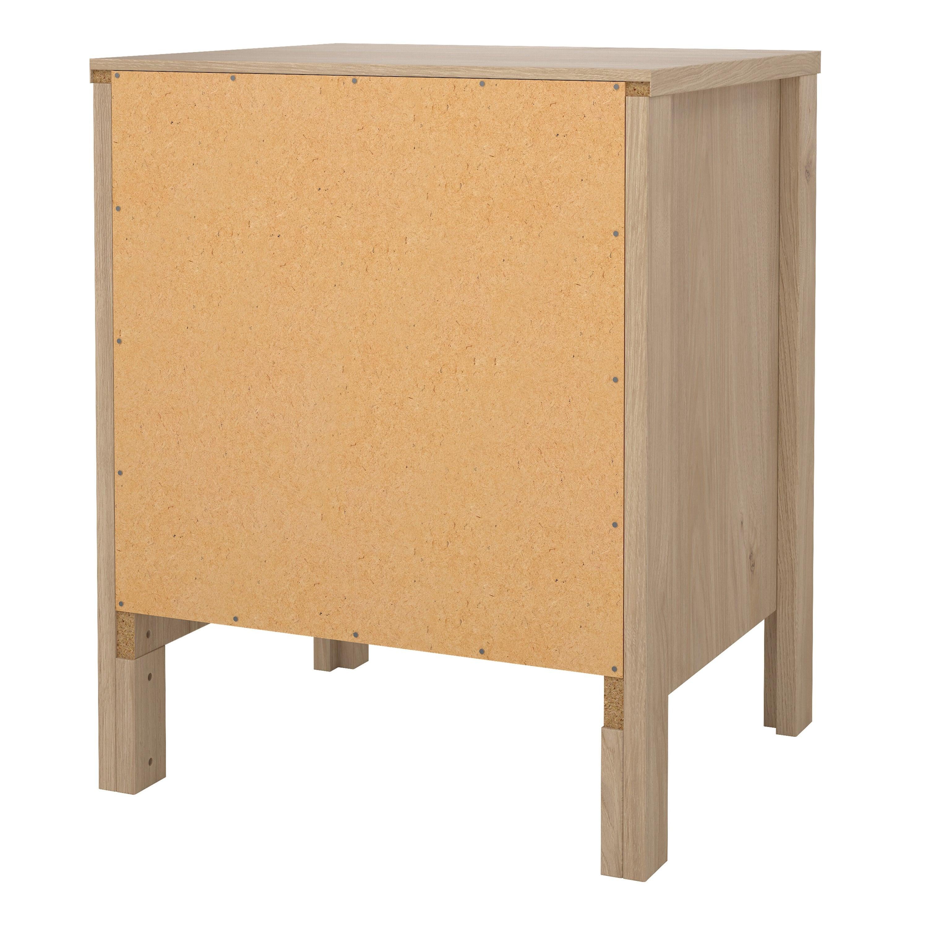 Madrid Bedside Table 2 Drawers in Jackson Hickory Oak - image 4