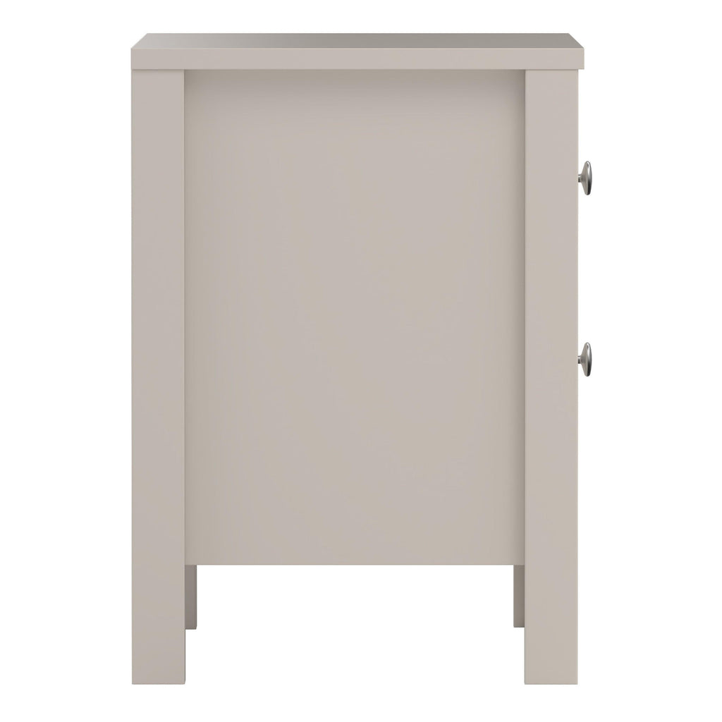 Madrid Bedside Table 2 Drawers in Cashmere - image 4