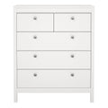 Madrid Chest 3+2 Drawers in White - image 2