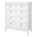 Madrid Chest 3+2 Drawers in White - image 3