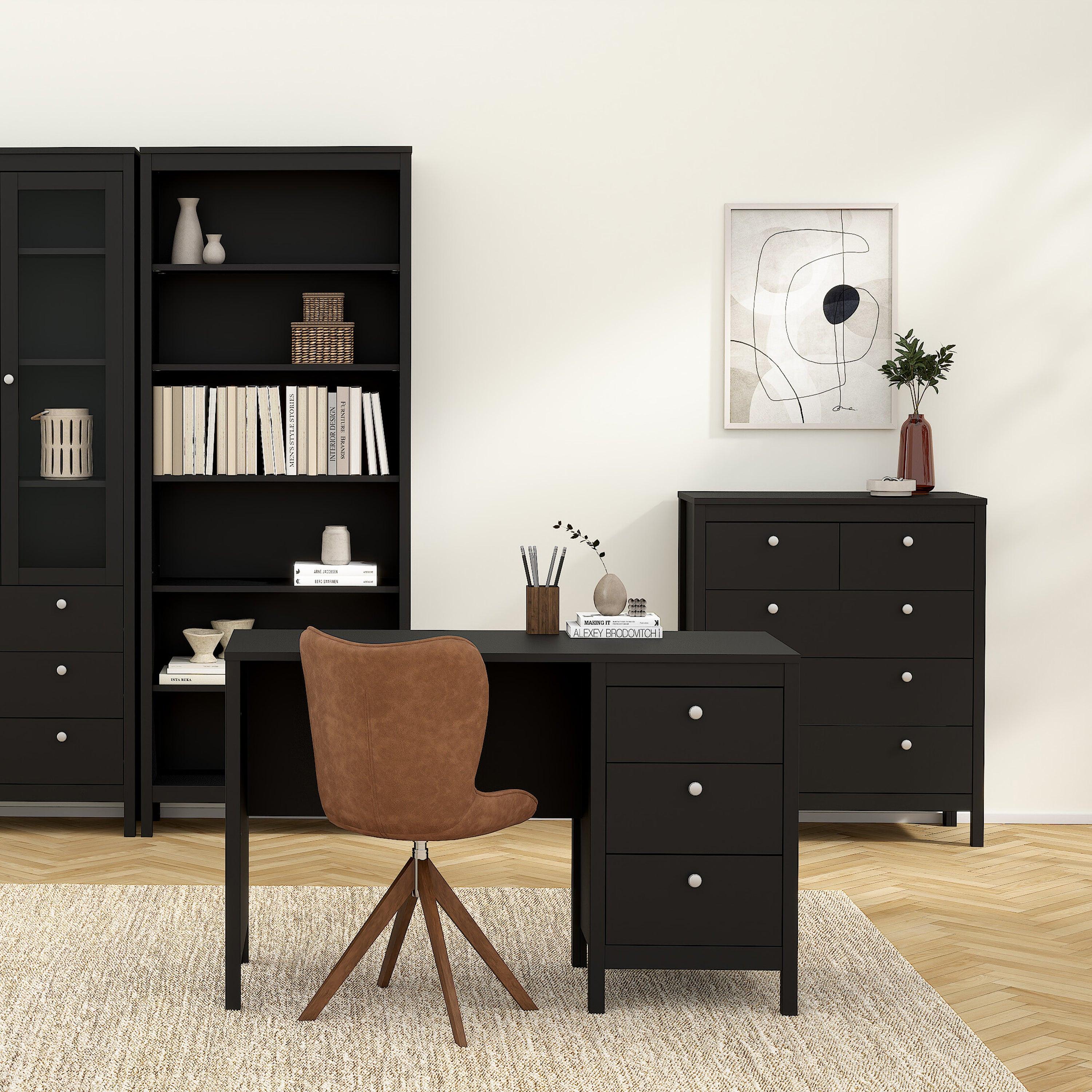 Madrid Chest 3+2 Drawers in Matt Black - image 7