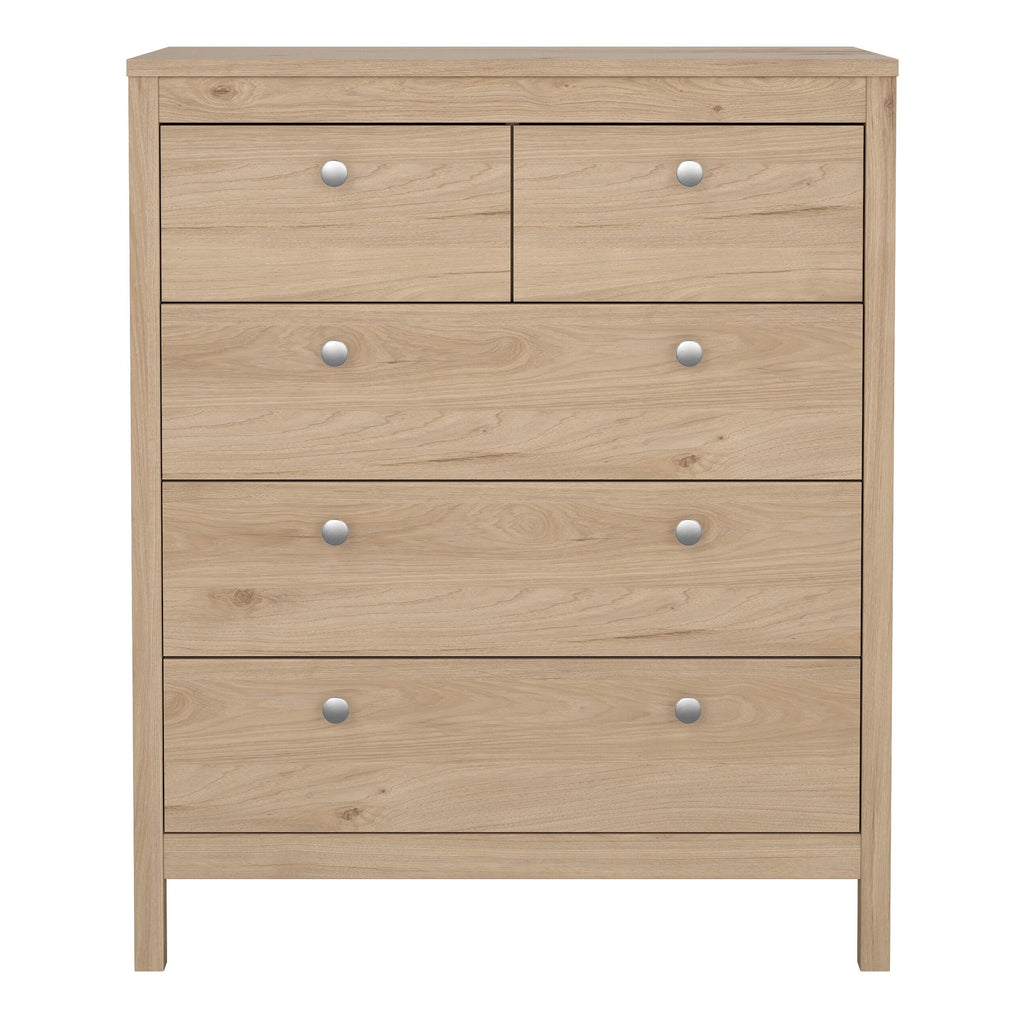 Madrid Chest 3+2 Drawers in Jackson Hickory Oak - image 2