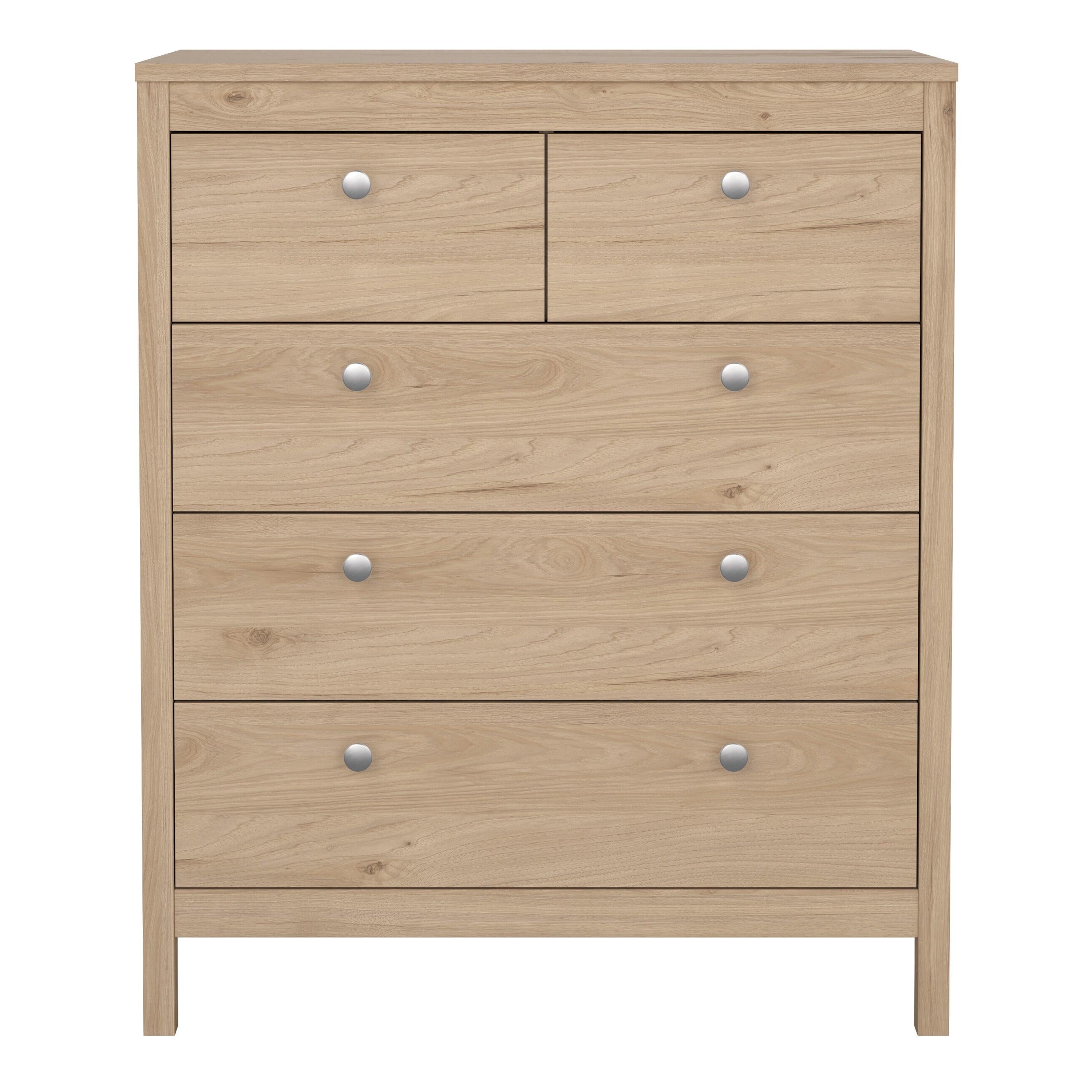 Madrid Chest 3+2 Drawers in Jackson Hickory Oak - image 2