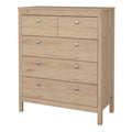 Madrid Chest 3+2 Drawers in Jackson Hickory Oak - image 3