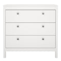 Madrid Chest 3 Drawers in White - image 2