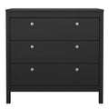 Madrid Chest 3 Drawers in Matt Black - image 2