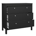 Madrid Chest 3 Drawers in Matt Black - image 5