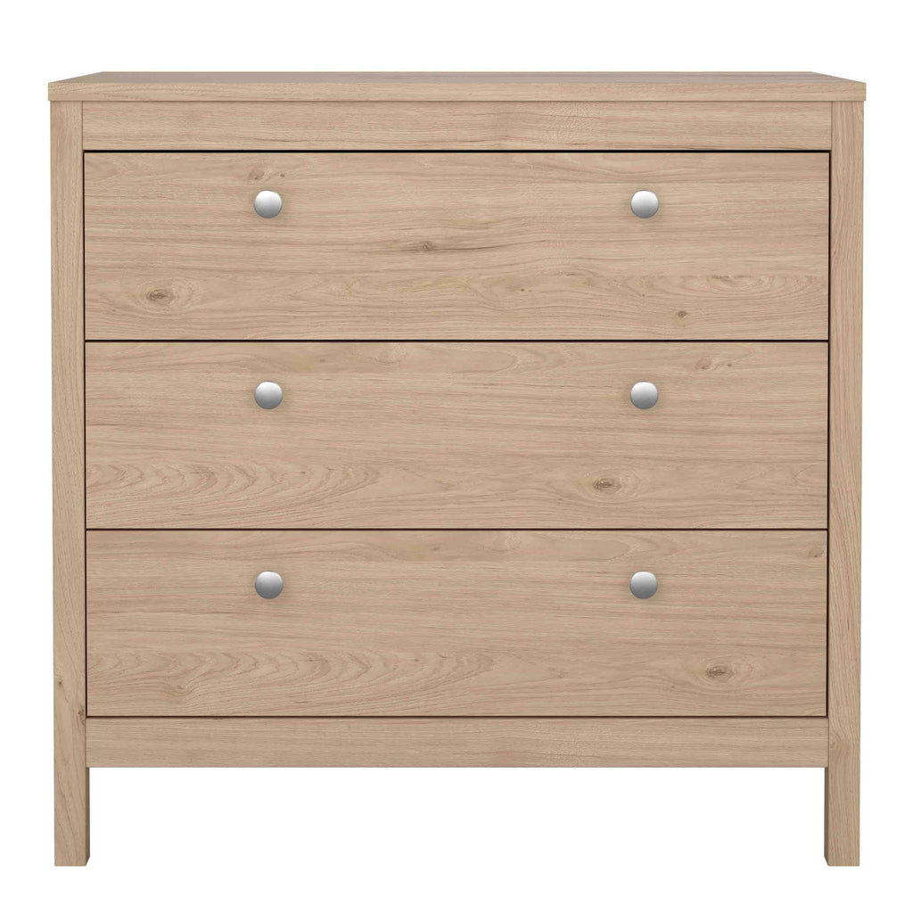 Madrid Chest 3 Drawers in Jackson Hickory Oak - image 2