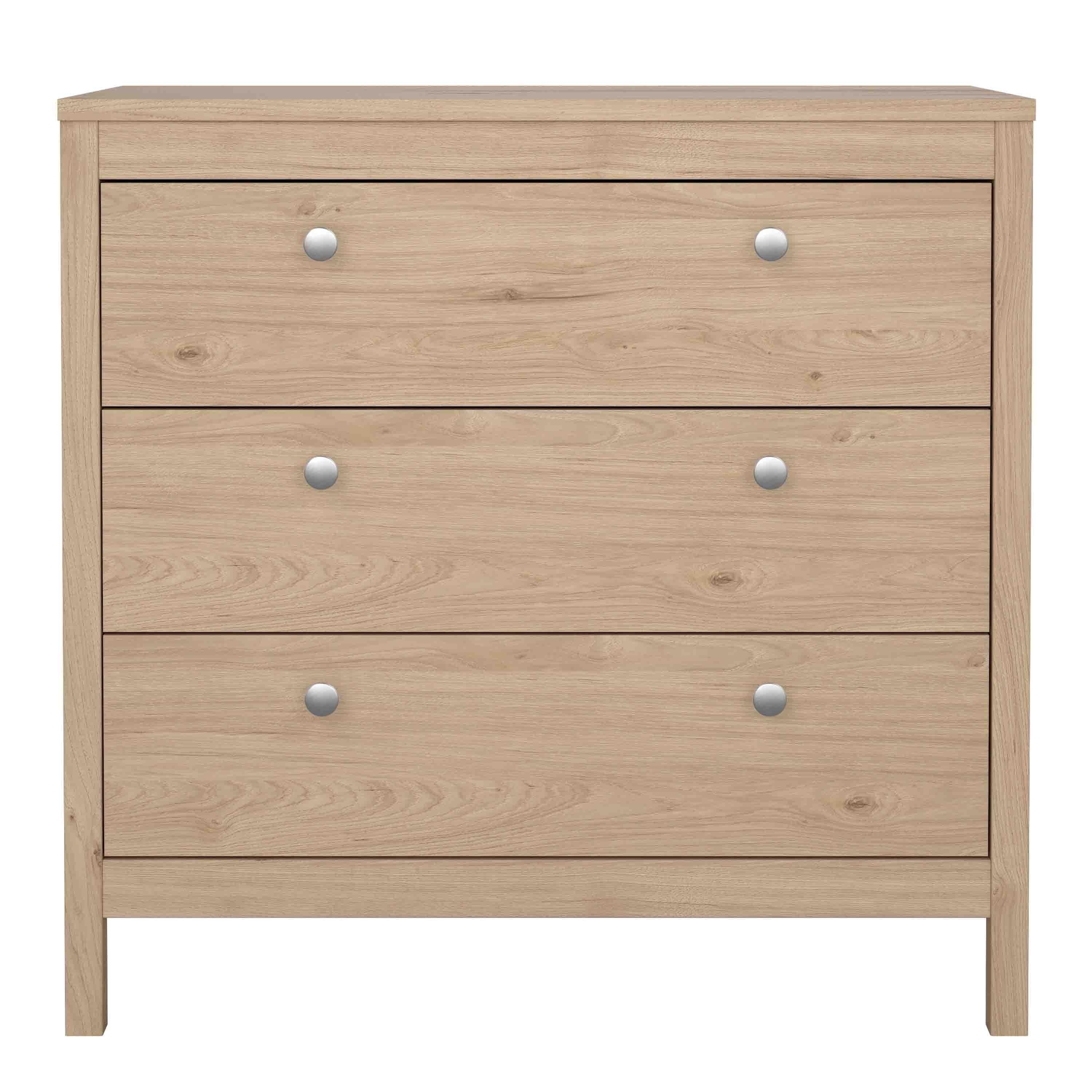 Madrid Chest 3 Drawers in Jackson Hickory Oak - image 2