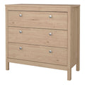Madrid Chest 3 Drawers in Jackson Hickory Oak - image 3