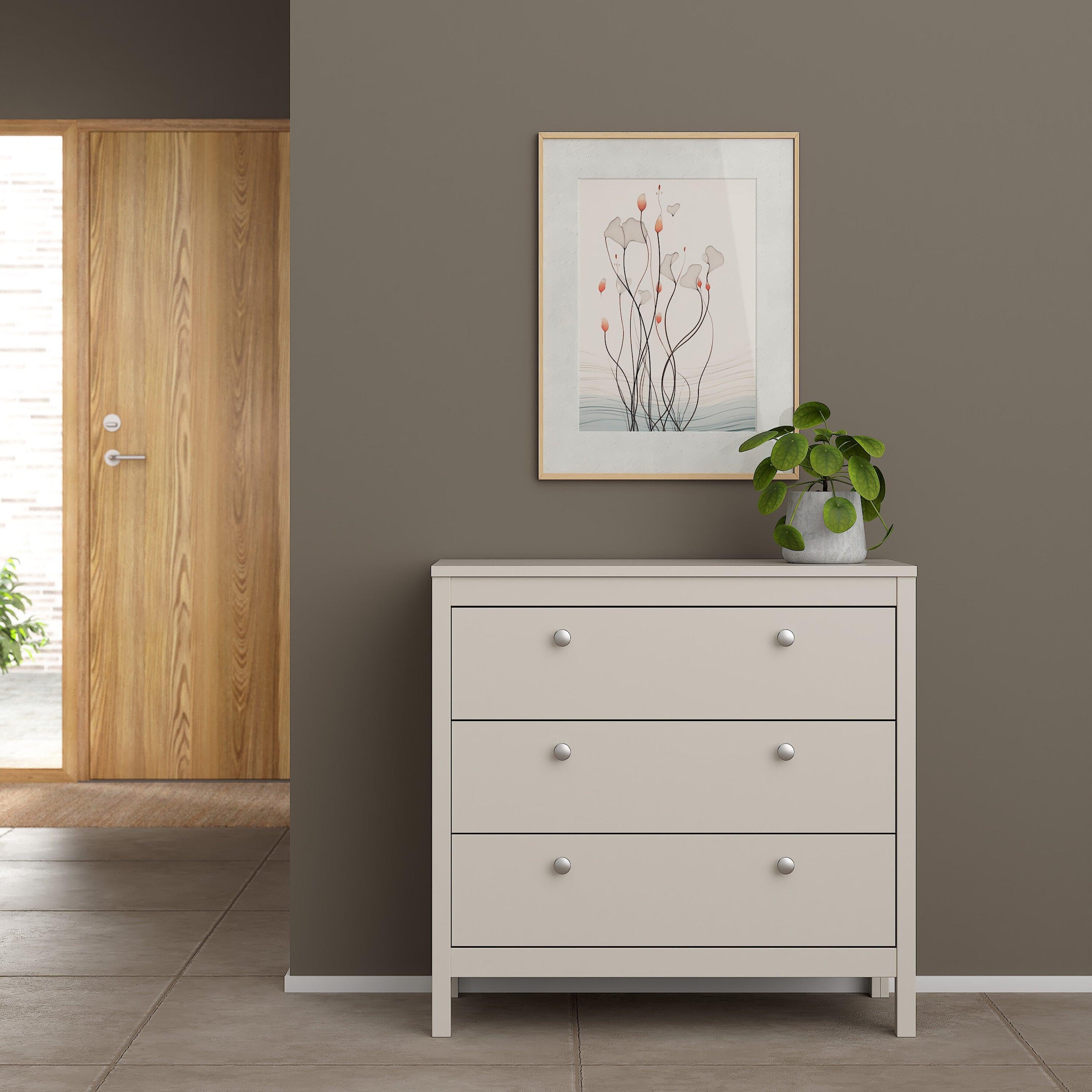 Madrid Chest 3 Drawers in Cashmere - image 7