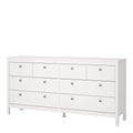 Madrid Double Dresser 4+4 Drawers in White - image 3