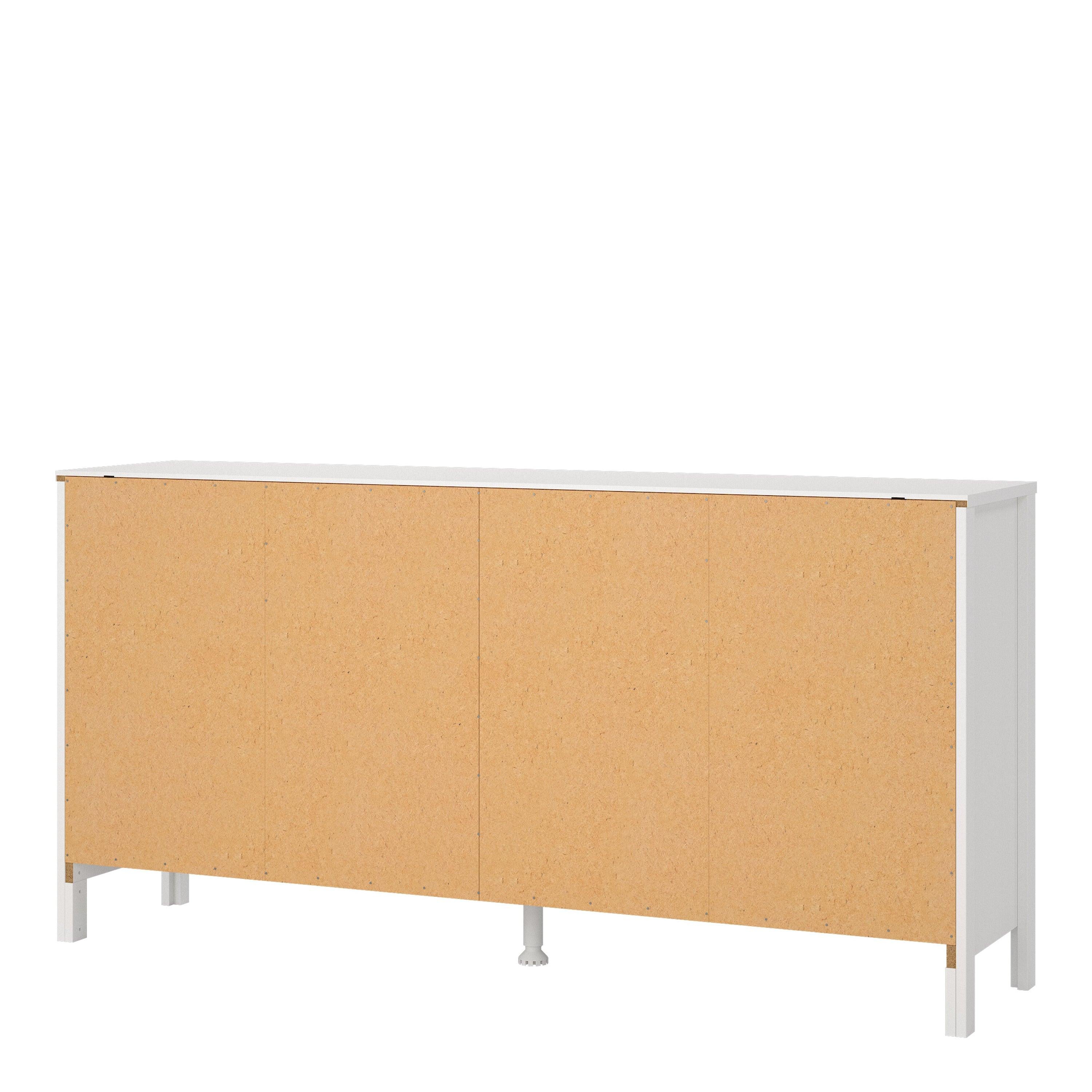 Madrid Double Dresser 4+4 Drawers in White - image 4