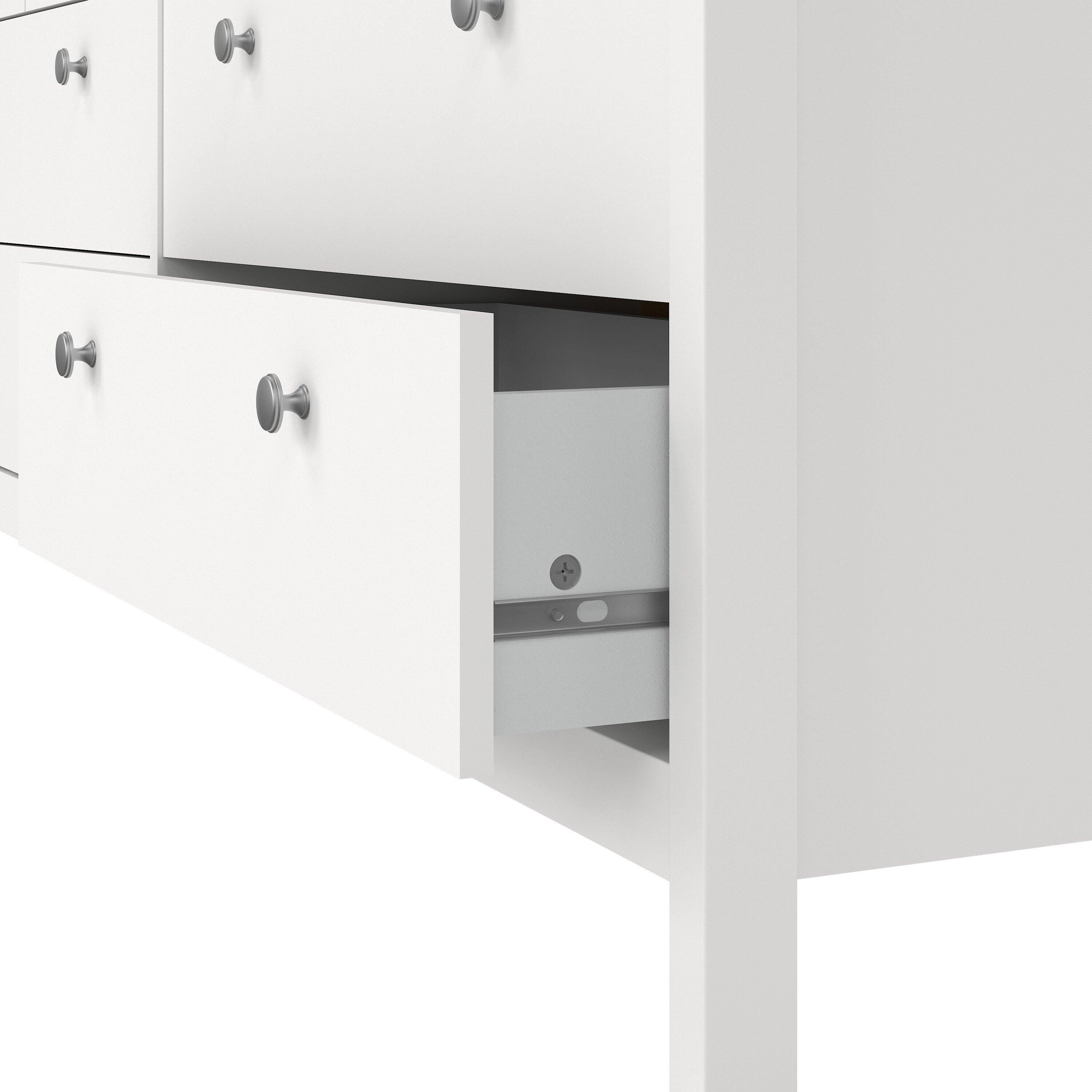 Madrid Double Dresser 4+4 Drawers in White - image 8