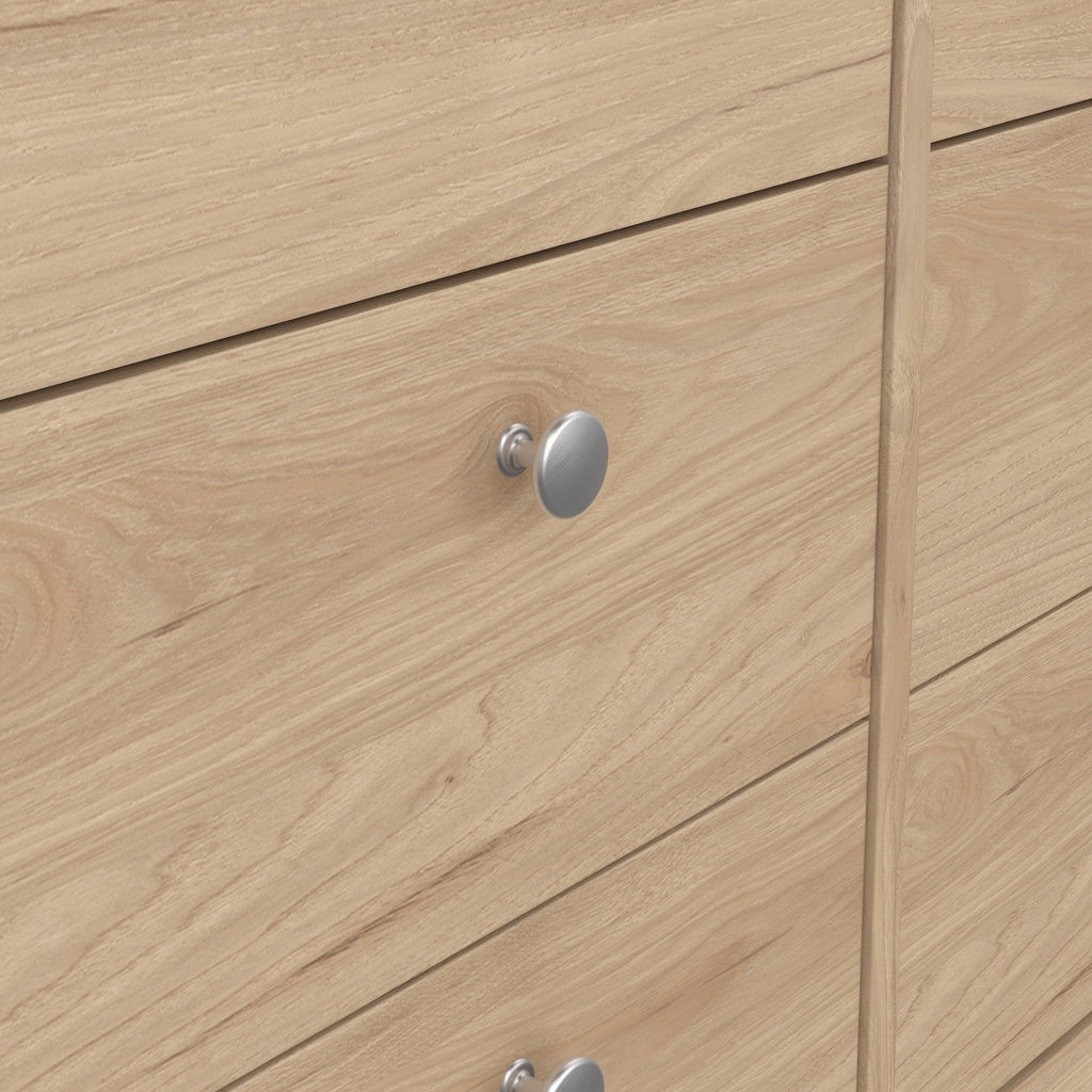 Madrid Double Dresser 4+4 Drawers in Jackson Hickory Oak - image 8