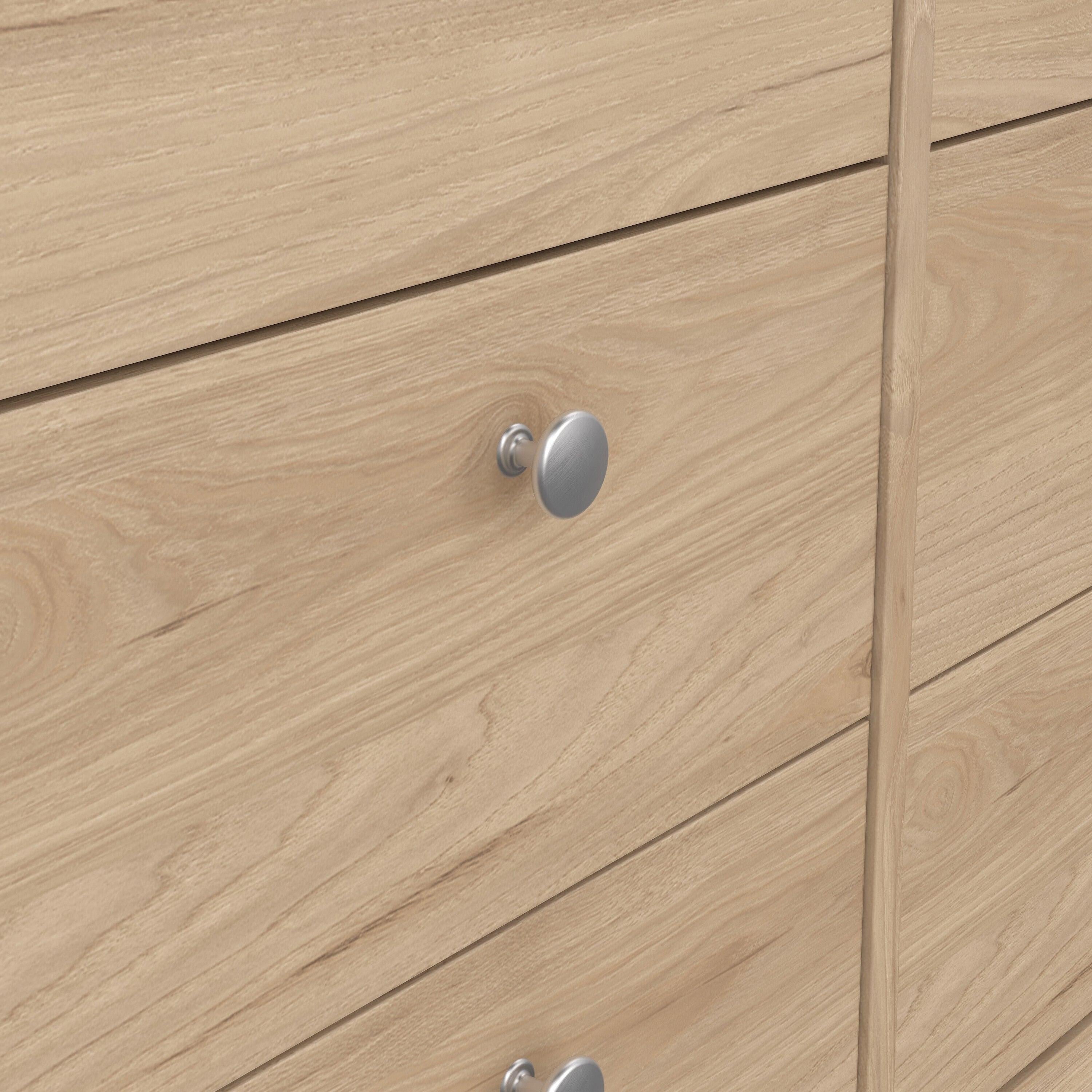 Madrid Double Dresser 4+4 Drawers in Jackson Hickory Oak - image 8