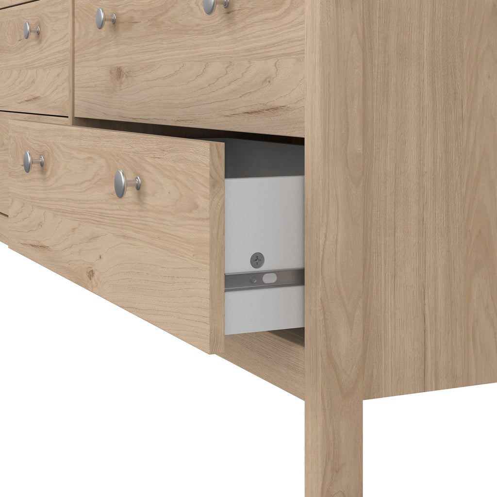 Madrid Double Dresser 4+4 Drawers in Jackson Hickory Oak - image 9