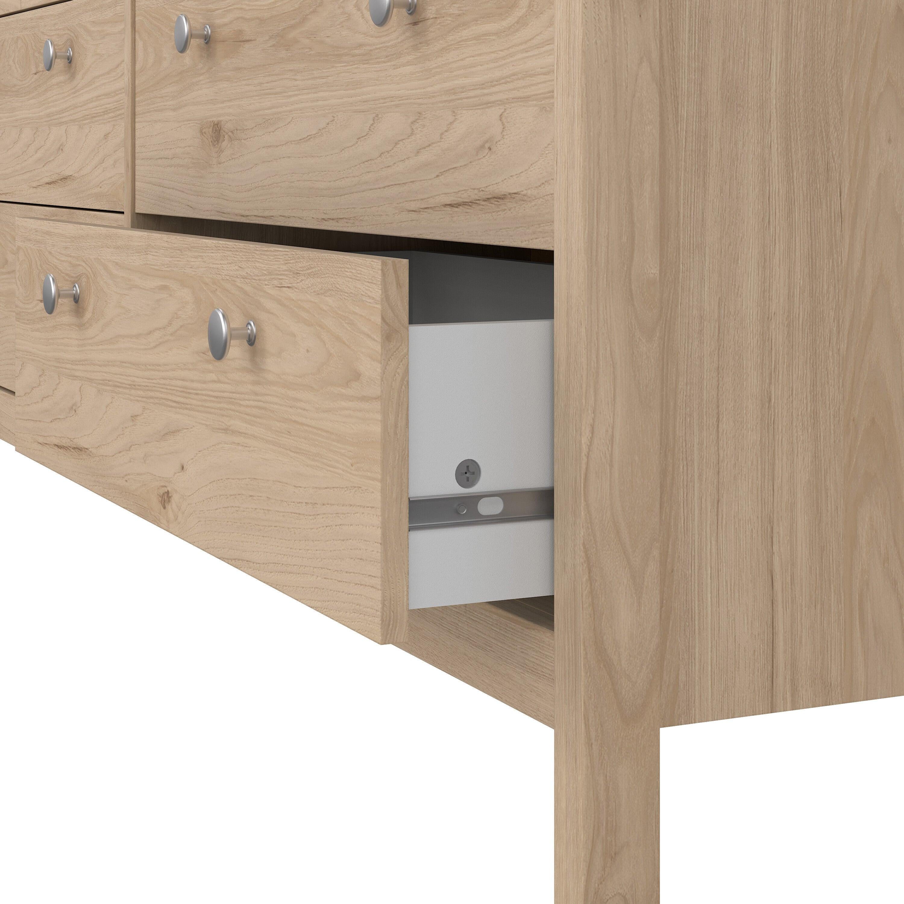 Madrid Double Dresser 4+4 Drawers in Jackson Hickory Oak - image 9
