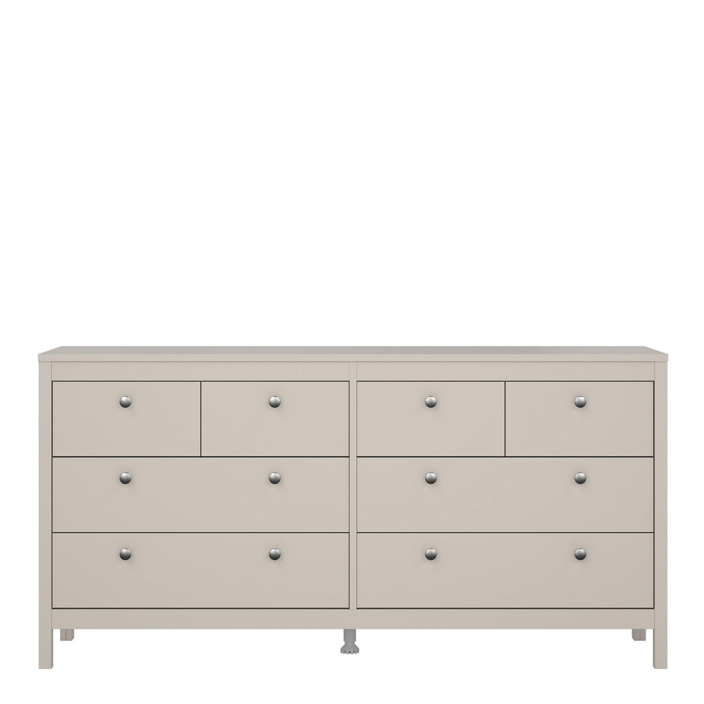 Madrid Double Dresser 4+4 Drawers in Cashmere - image 2