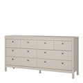 Madrid Double Dresser 4+4 Drawers in Cashmere - image 3