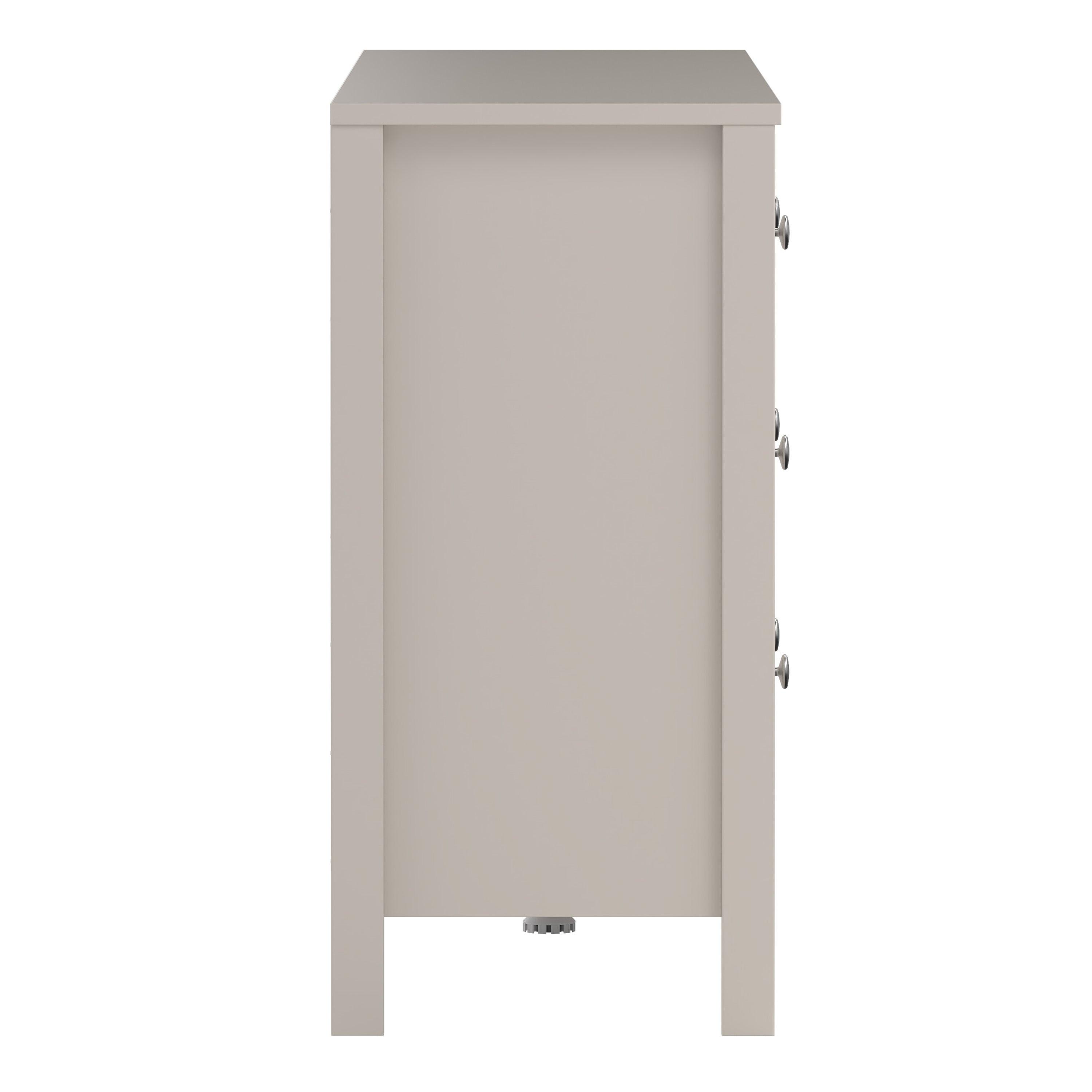 Madrid Double Dresser 4+4 Drawers in Cashmere - image 4