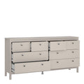 Madrid Double Dresser 4+4 Drawers in Cashmere - image 5