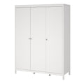 Madrid Wardrobe with 3 Doors in White - image 3
