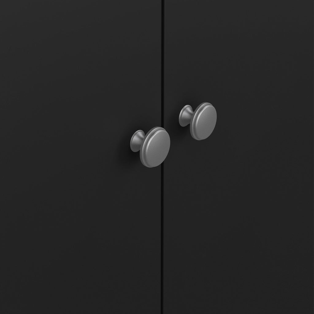 Madrid Wardrobe with 3 Doors in Matt Black - image 8