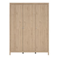 Madrid Wardrobe with 3 Doors in Jackson Hickory Oak - image 2