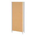 Madrid China Cabinet 2 Glass Doors with 3 Drawers in White - image 4