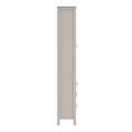 Madrid China Cabinet 2 Glass Doors with 3 Drawers in Cashmere - image 4