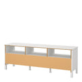 Madrid TV Unit 3 Drawers in White - image 4